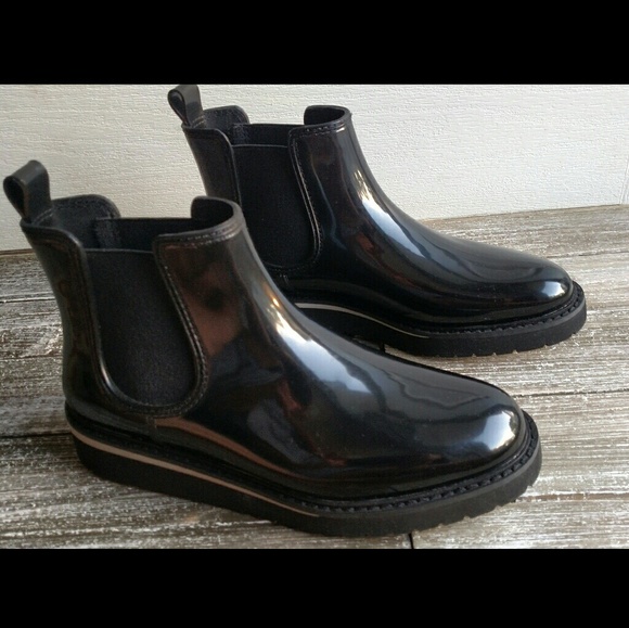 NEW! Nine West Hayden Pull-on Rain Booties sz 6 - Picture 7 of 8